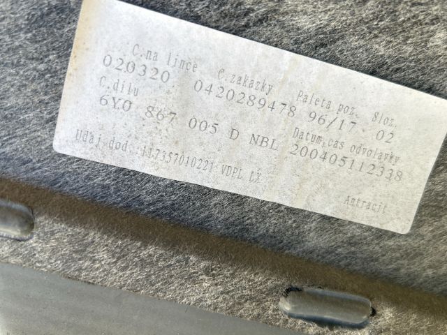 bontott SKODA FABIA I Bal első Ajtó Kárpit