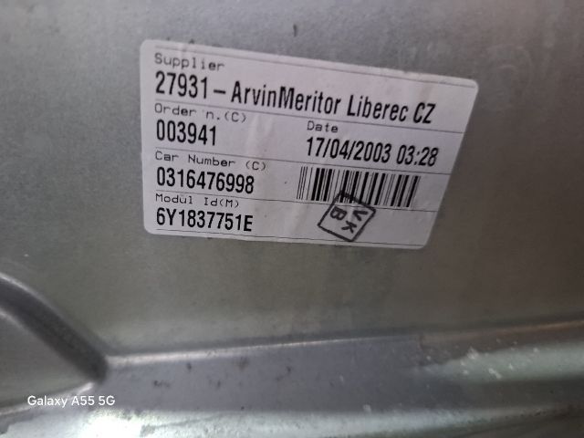 bontott SKODA FABIA I Bal első Ajtó (Részeivel)