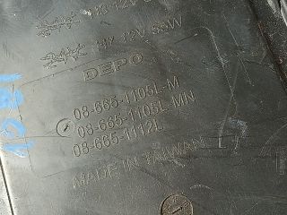 bontott SKODA FABIA I Bal Fényszóró