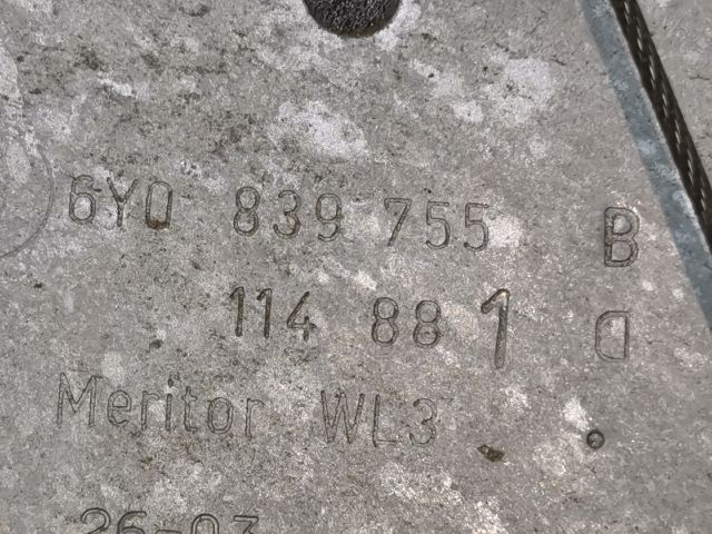 bontott SKODA FABIA I Bal hátsó Ablakemelő Szerkezet (Mechanikus)