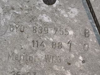 bontott SKODA FABIA I Bal hátsó Ablakemelő Szerkezet (Mechanikus)