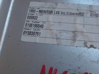 bontott SKODA FABIA I Bal hátsó Ablakemelő Szerkezet (Mechanikus)