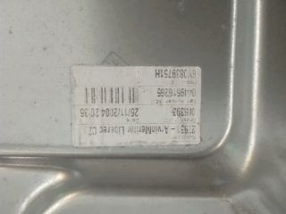 bontott SKODA FABIA I Bal hátsó Ablakemelő Szerkezet (Mechanikus)