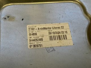 bontott SKODA FABIA I Bal hátsó Ablakemelő Szerkezet (Mechanikus)