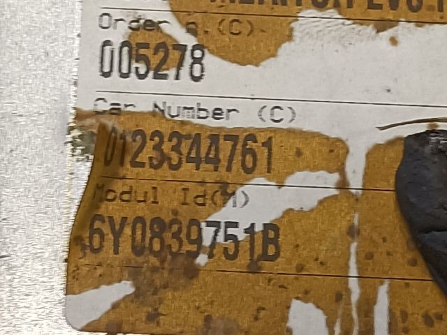 bontott SKODA FABIA I Bal hátsó Ablakemelő Szerkezet (Mechanikus)