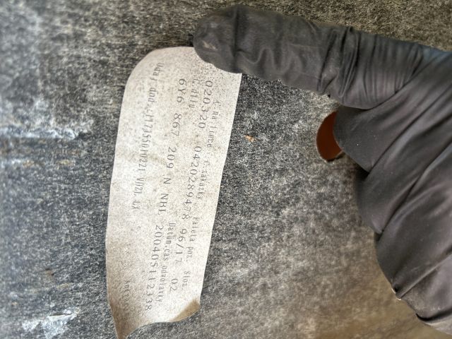 bontott SKODA FABIA I Bal hátsó Ajtó Kárpit