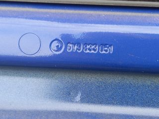 bontott SKODA FABIA I Bal hátsó Ajtó (Üres lemez)