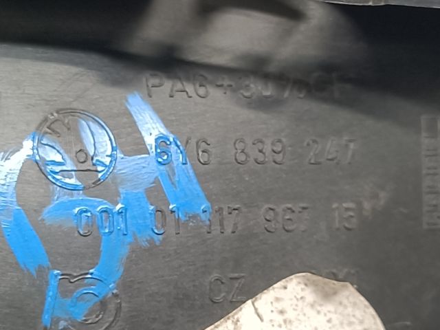 bontott SKODA FABIA I Bal hátsó Belső Kilincs