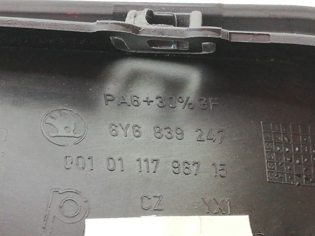 bontott SKODA FABIA I Bal hátsó Belső Kilincs