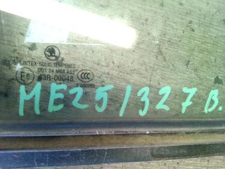 bontott SKODA FABIA I Bal hátsó Fixüveg (Ajtóban)