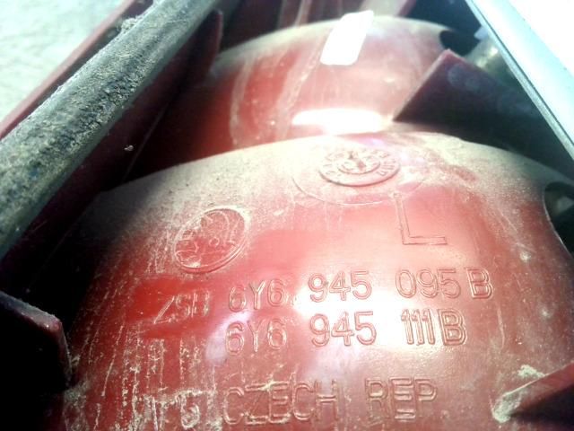 bontott SKODA FABIA I Bal Hátsó Lámpa