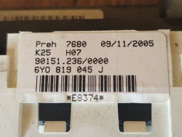 bontott SKODA FABIA I Fűtéskapcsoló (Nem klímás)