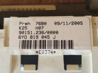 bontott SKODA FABIA I Fűtéskapcsoló (Nem klímás)