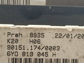 bontott SKODA FABIA I Fűtéskapcsoló (Nem klímás)