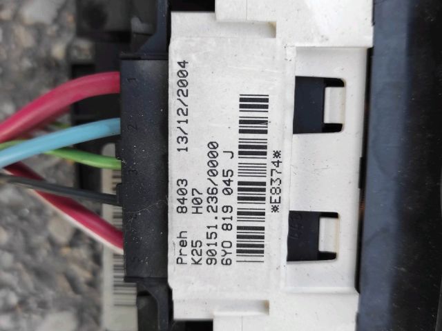 bontott SKODA FABIA I Fűtéskapcsoló (Nem klímás)