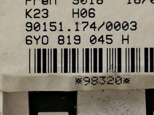 bontott SKODA FABIA I Fűtéskapcsoló (Nem klímás)