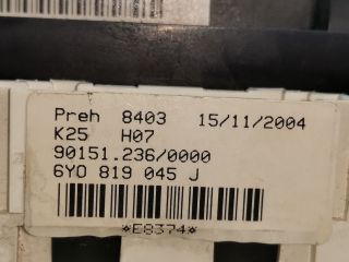 bontott SKODA FABIA I Fűtéskapcsoló (Nem klímás)