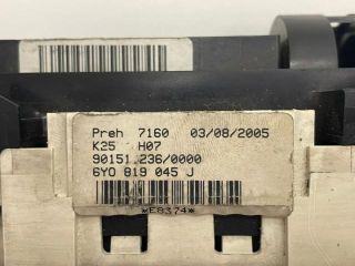 bontott SKODA FABIA I Fűtéskapcsoló