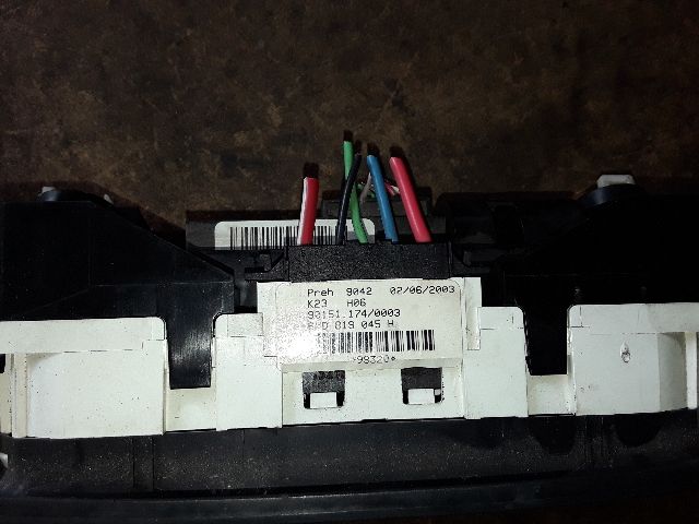 bontott SKODA FABIA I Fűtéskapcsoló