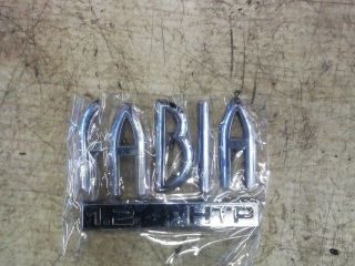 bontott SKODA FABIA I Hátsó Embléma