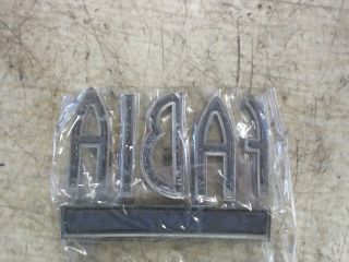 bontott SKODA FABIA I Hátsó Embléma