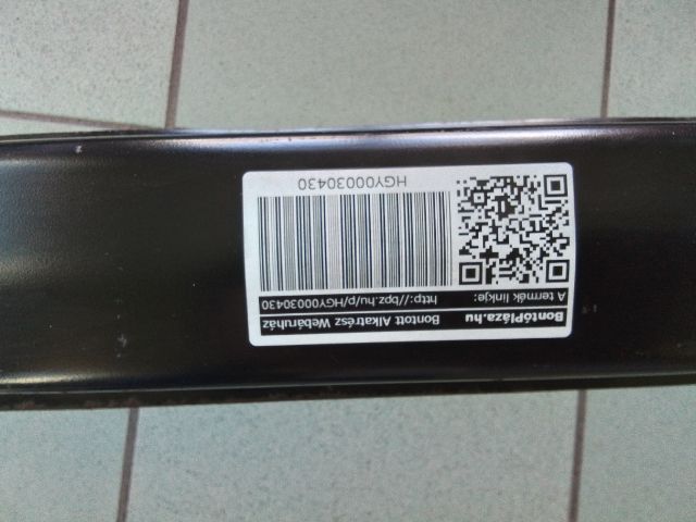 bontott SKODA FABIA I Hátsó Lökhárító Merevítő (Fém)