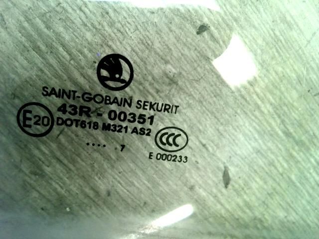 bontott SKODA FABIA I Jobb első Ablak