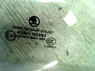 bontott SKODA FABIA I Jobb első Ablak