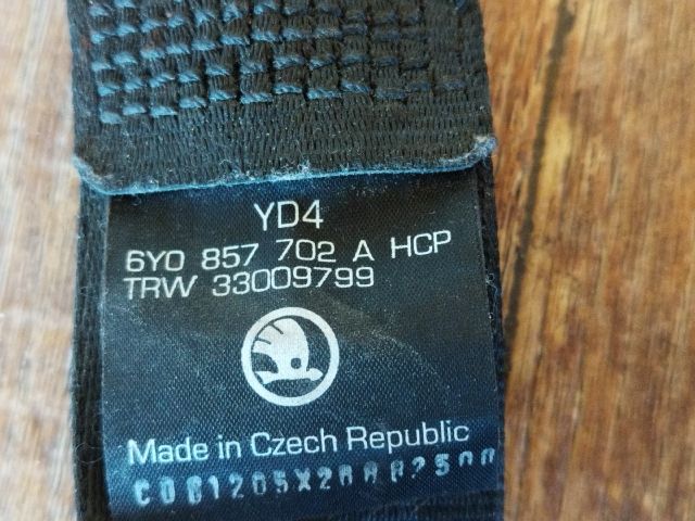 bontott SKODA FABIA I Jobb első Biztonsági Öv