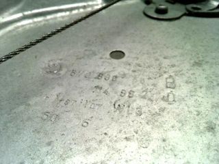 bontott SKODA FABIA I Jobb hátsó Ablakemelő Szerkezet (Mechanikus)