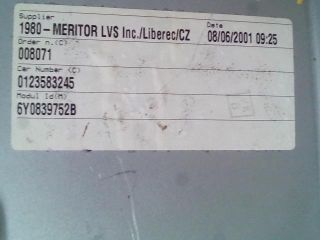 bontott SKODA FABIA I Jobb hátsó Ablakemelő Szerkezet (Mechanikus)