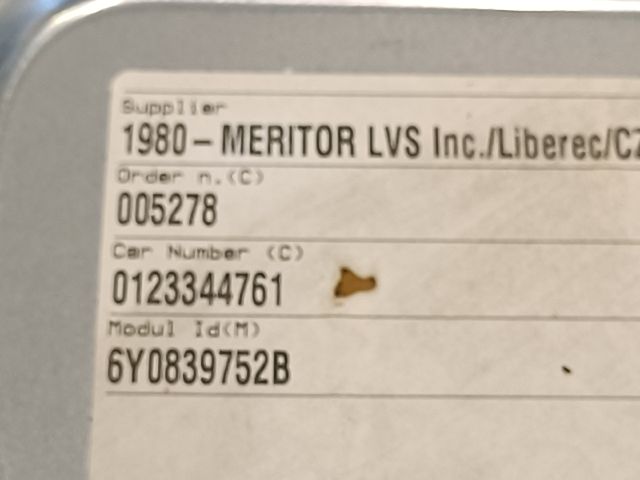 bontott SKODA FABIA I Jobb hátsó Ablakemelő Szerkezet (Mechanikus)