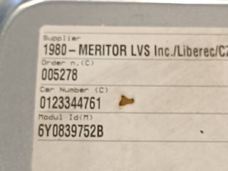 bontott SKODA FABIA I Jobb hátsó Ablakemelő Szerkezet (Mechanikus)