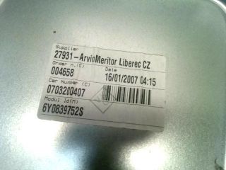 bontott SKODA FABIA I Jobb hátsó Ablakemelő Szerkezet (Mechanikus)