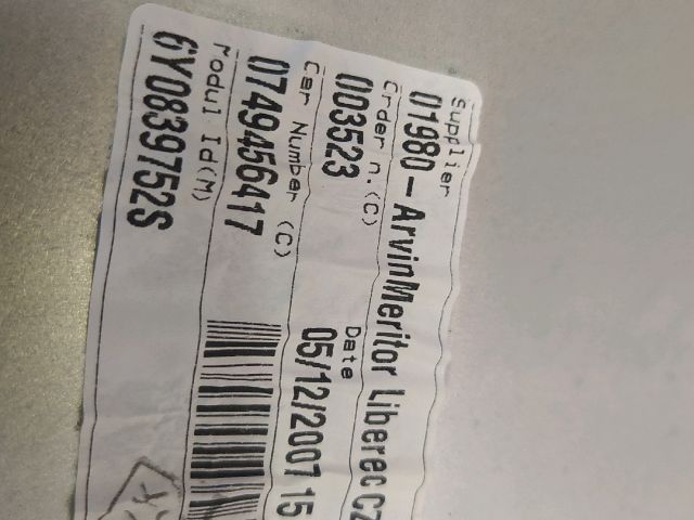 bontott SKODA FABIA I Jobb hátsó Ablakemelő Szerkezet (Mechanikus)