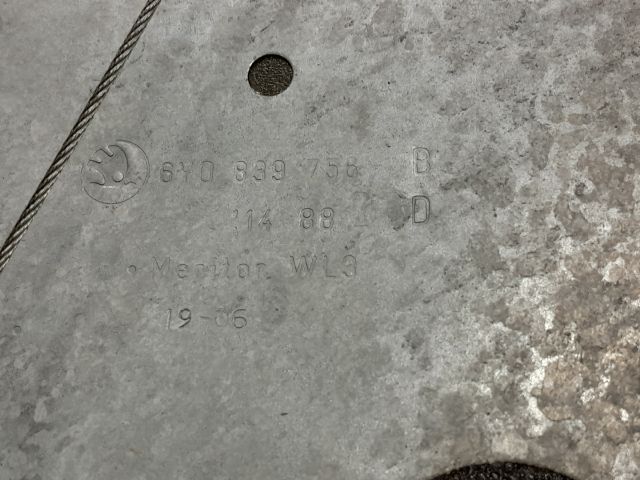 bontott SKODA FABIA I Jobb hátsó Ablakemelő Szerkezet (Mechanikus)