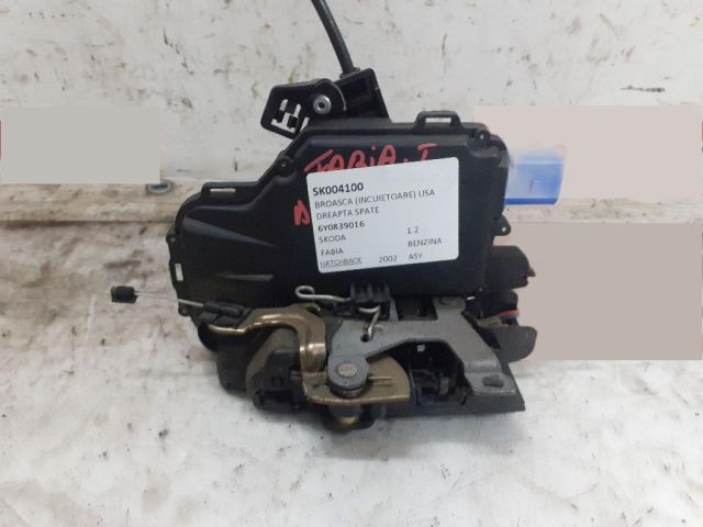 bontott SKODA FABIA I Jobb hátsó Ajtózár