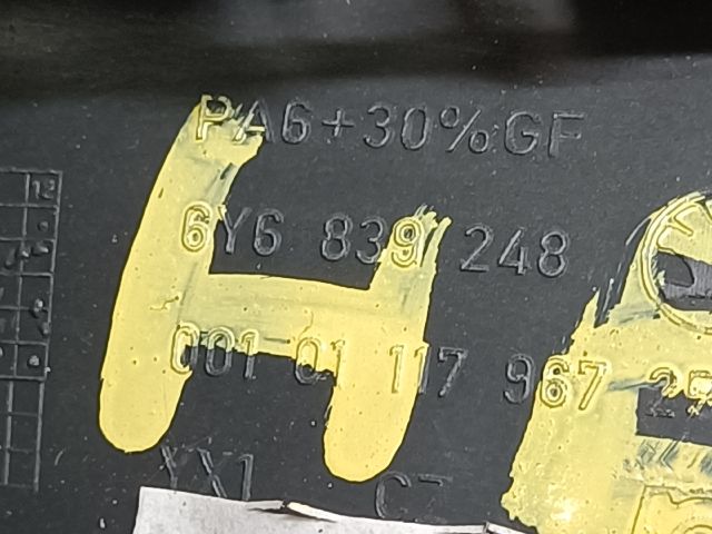 bontott SKODA FABIA I Jobb hátsó Belső Kilincs