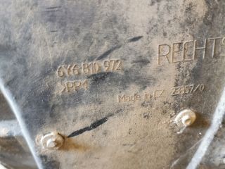 bontott SKODA FABIA I Jobb hátsó Dobbetét (Kerékjárati, Műanyag)