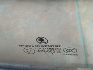 bontott SKODA FABIA I Jobb hátsó Fixüveg (Ajtóban)