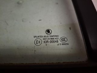 bontott SKODA FABIA I Jobb hátsó Fixüveg (Ajtóban)