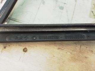 bontott SKODA FABIA I Jobb hátsó Fixüveg (Ajtóban)