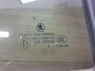 bontott SKODA FABIA I Jobb hátsó Fixüveg (Ajtóban)