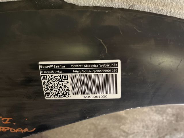 bontott SKODA FABIA I Jobb hátsó Sárvédő