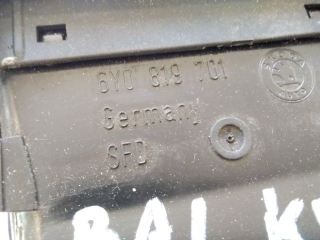 bontott SKODA FABIA I Középső Bal Szellőző