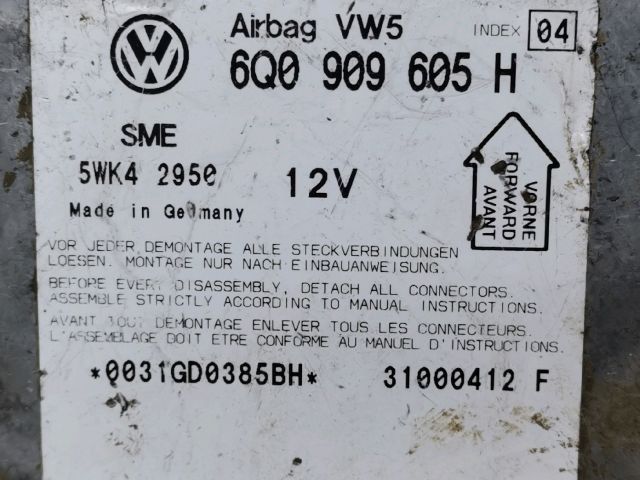 bontott SKODA FABIA I Légzsák Elektronika