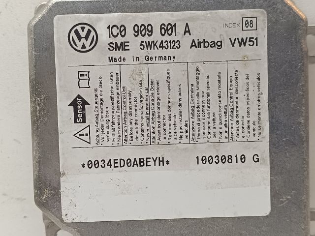 bontott SKODA FABIA I Légzsák Elektronika