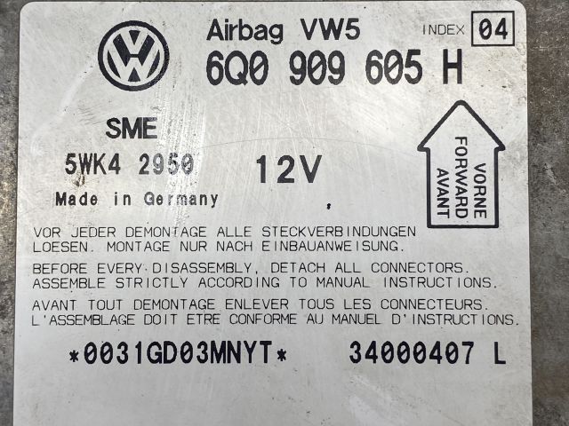 bontott SKODA FABIA I Légzsák Elektronika