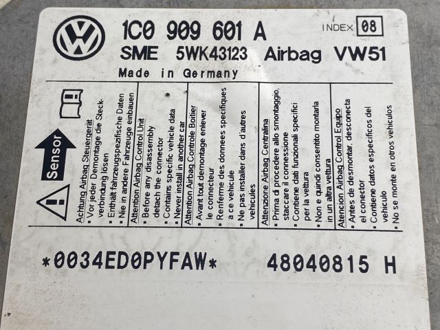 bontott SKODA FABIA I Légzsák Elektronika