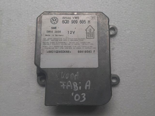 bontott SKODA FABIA I Légzsák Elektronika